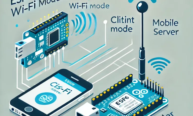 راهاندازی ماژول ESP8266 در مد کلاینت