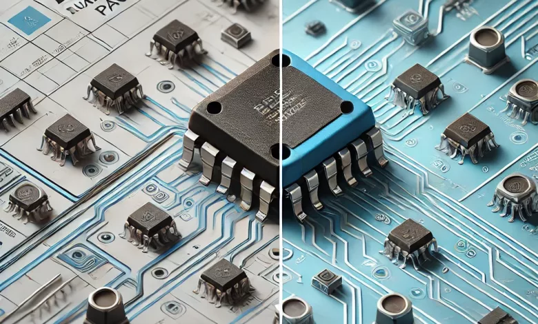 تفاوت قطعات DIP و SMD در مدارهای الکترونیکی