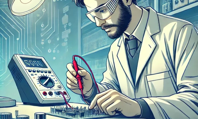 تشخیص قطعات الکترونیکی اورجینال