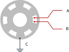 روتاری انکودر ESP32